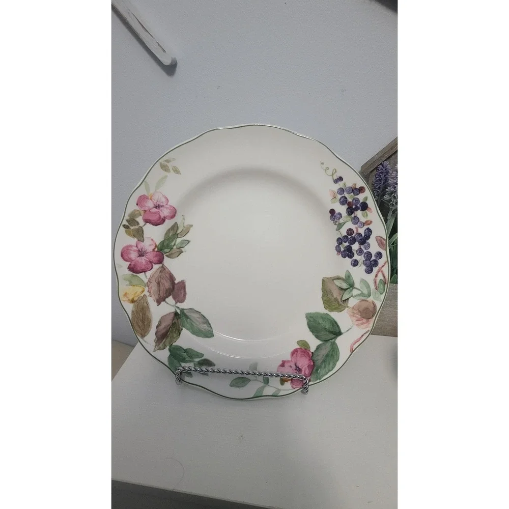 Charter Club Wildflower Luncheon Plates,‎ Set of Two
